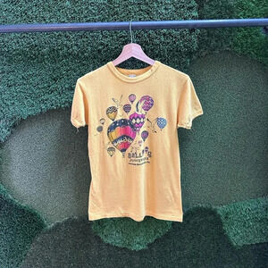 Vintage 1970s Hot  Air Balloon Adventures T-shirt Medium
